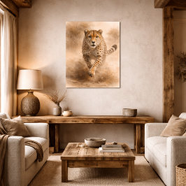 Poster Cheetah — Unapologetic Speed