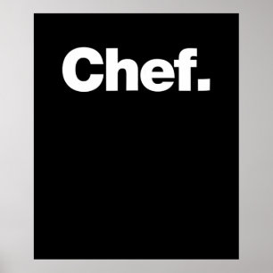 Poster Chef Citações Engraçadas Sobre Presente De Co