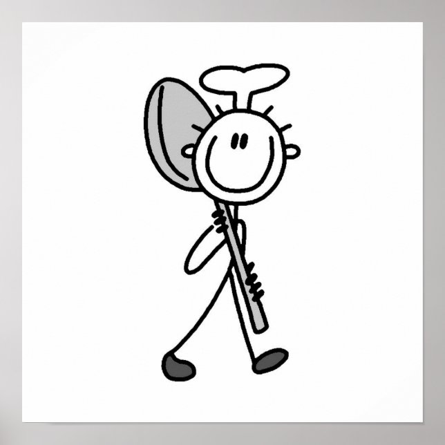 Pôster Chef com Colher (Frente)