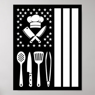 Poster Chef Kid Cozinha Bandeira Design Crianças Culinári