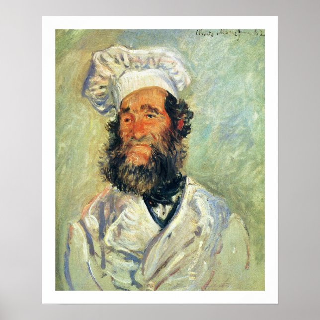 Poster Chef Père Paul por Claude Monet (Frente)