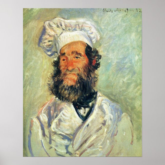 Poster Chef Père Paul por Claude Monet (Frente)