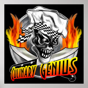 Pôster Chef Skull 5