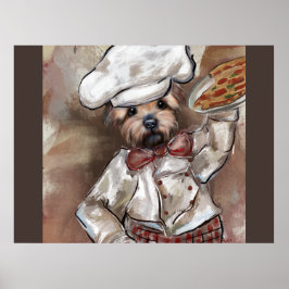 Poster Chef Yorkie