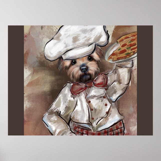 Poster Chef Yorkie (Frente)