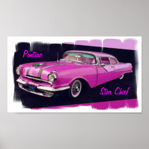 Pôster Chefe 1955 da estrela de Pontiac