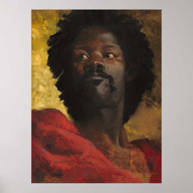 Poster Chefe da Abyssinia - Henri Regnault Belas Artes (Frente)