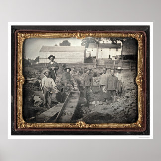Poster Chefe de Auburn Ravine, 1852, por Joseph Blaney St