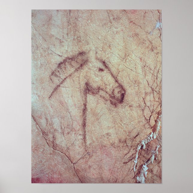 Poster Chefe de Cavalo, da Cueva de la Pena (Frente)