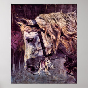 Poster Chefe de Cavalo de Giovanni Boldini, Arte Vintage