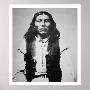Pôster Chefe de Naiche (d.1874) dos apaches de Chiricahua
