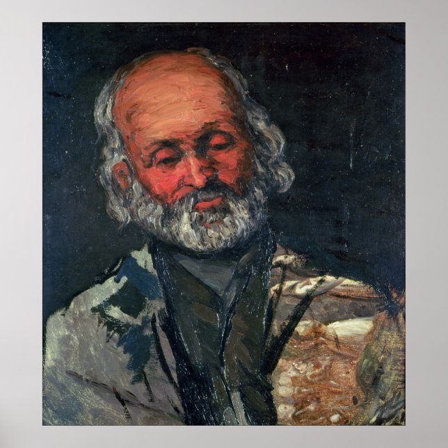 Pôster Chefe de um Velho Homem, c.1866 (Frente)