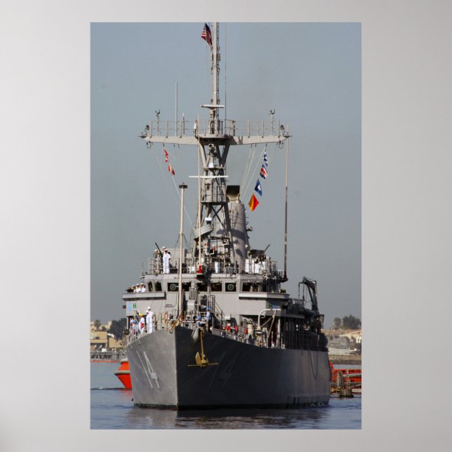 Pôster Chefe de USS (MCM 14) (Frente)