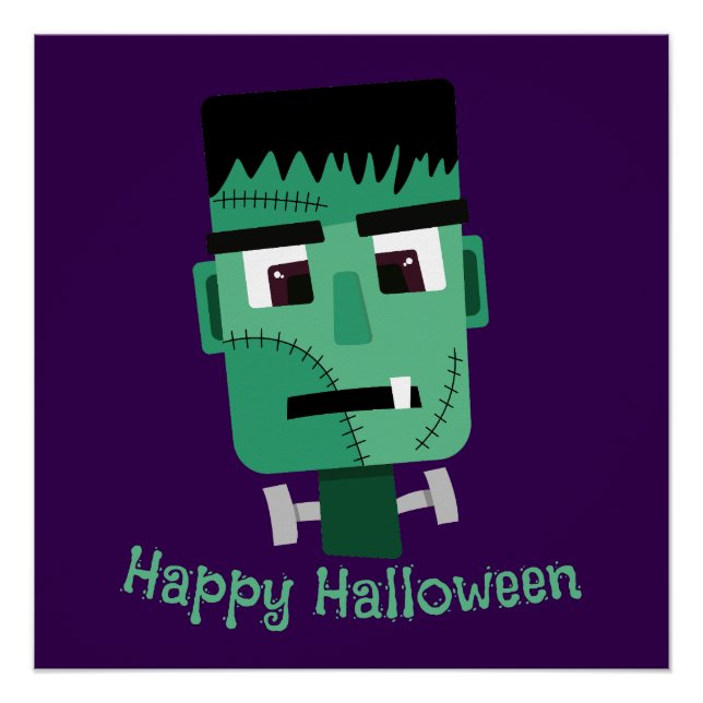 Pôster Chefe do Monstro do Frankenstein (Frente)