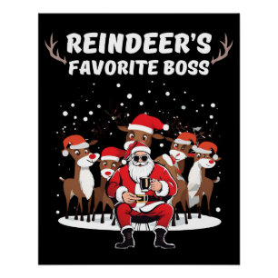 Pôster Chefe Favorito de Reindeer