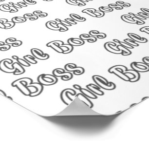 Poster Chefe Garota Empresária Empoderada