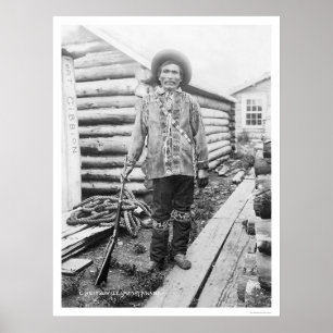 Pôster Chefe indiano Tanana Alaska 1916