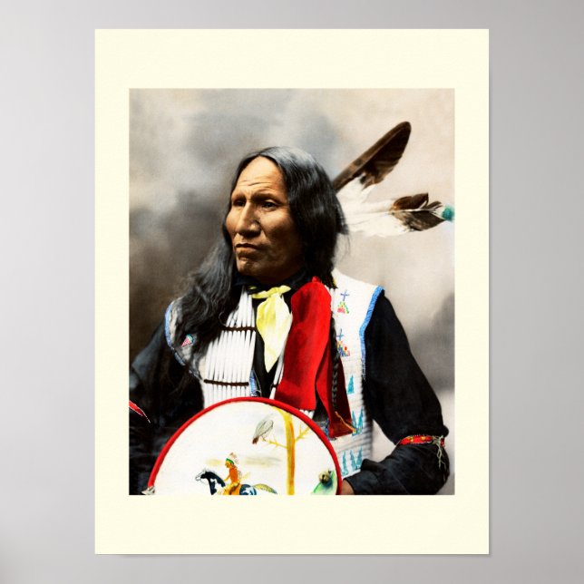 Poster Chefe Indígena Sioux (Frente)