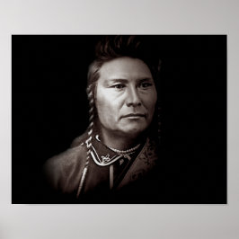 Poster Chefe Joseph do índio americano Nez Perce