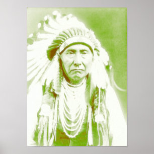 Poster Chefe Joseph Native American Líder