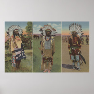 Pôster Chefe Nuvem Vermelha, Chefe Dewey Beard