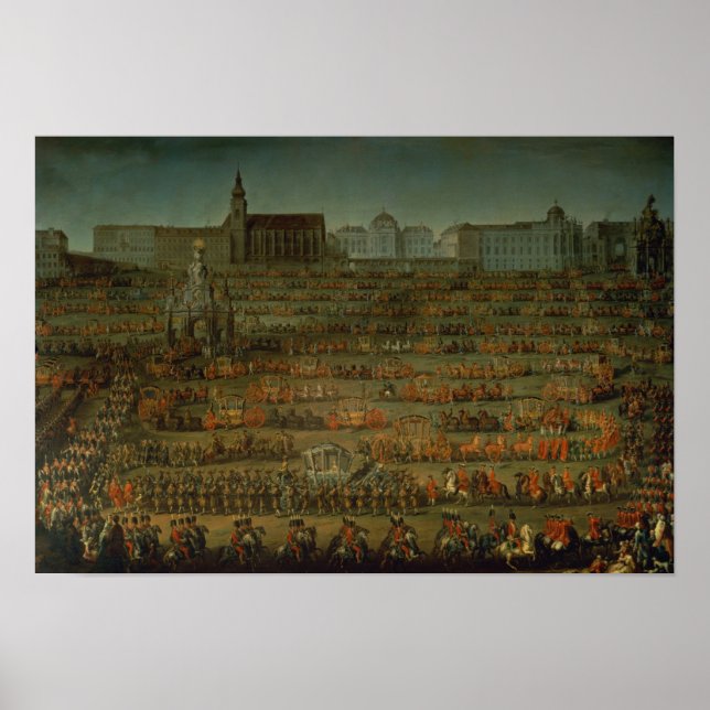 Pôster Chegada de Isabella de Parma (Frente)