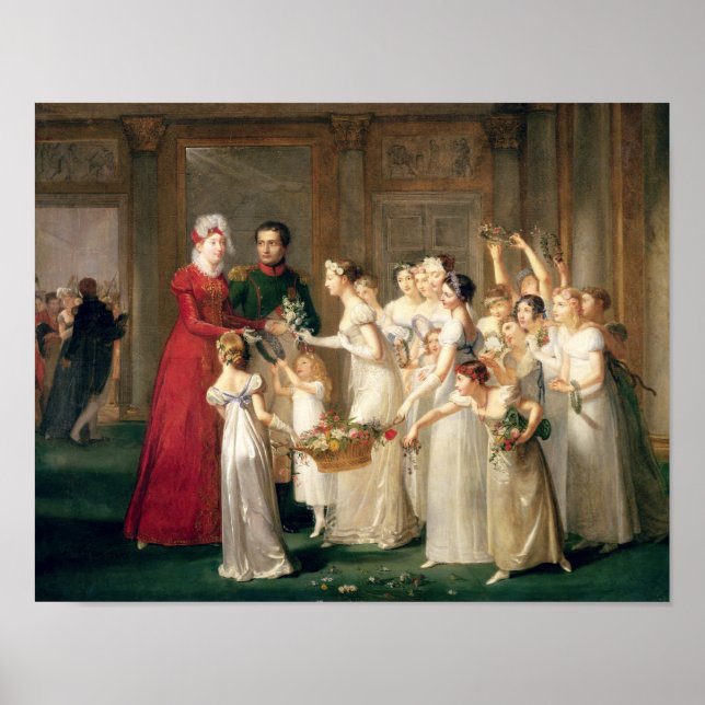 Poster Chegada de Marie-Louise de Habsbourg-Lorraine (Frente)