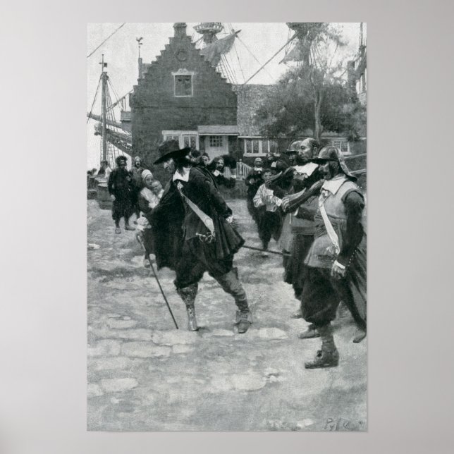 Poster Chegada do Estudante em Nova Amsterdã (Frente)