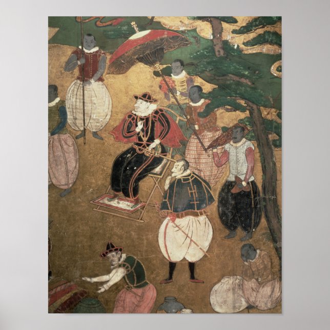 Pôster Chegada dos portugueses no Japão (Frente)