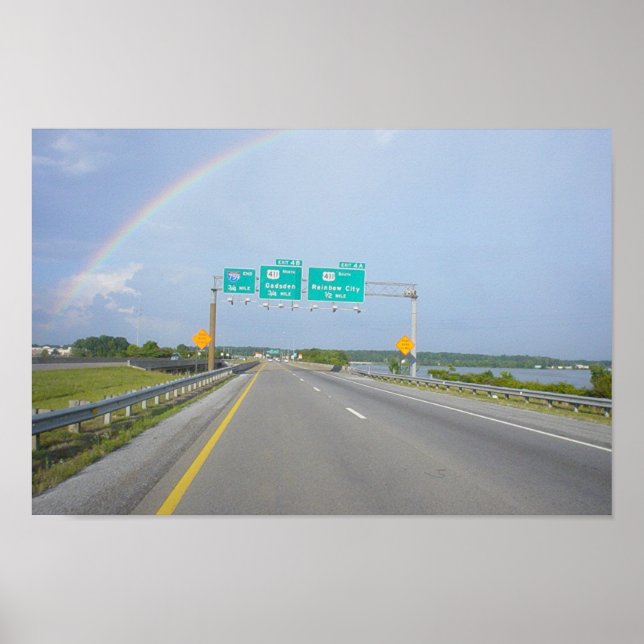 Poster Cheio Arco-Íris 1 (Frente)