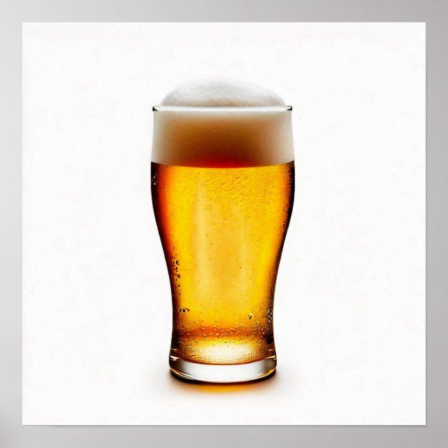 Poster Cheio Beer Glass (Frente)