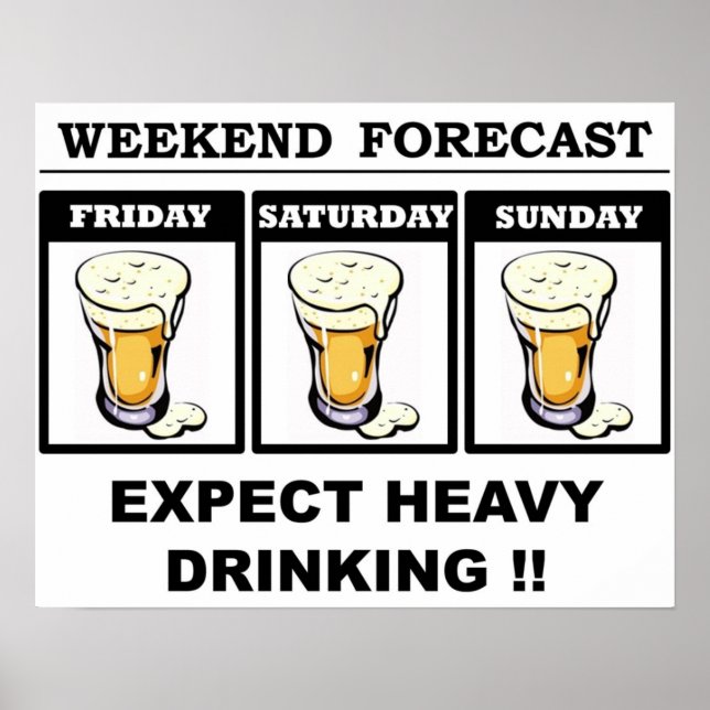Poster Cheio Beer Weekend (Frente)