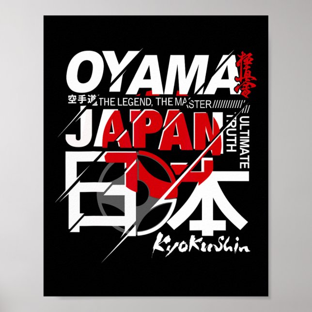 Poster Cheio Contato Kyokushin Karate (Frente)