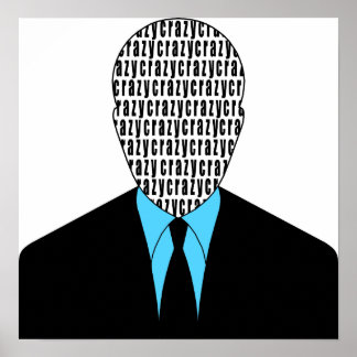 PÔSTER CHEIO DA CABEÇA DA LOUCURA