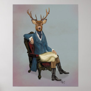 Poster Cheio de Veados Distinto