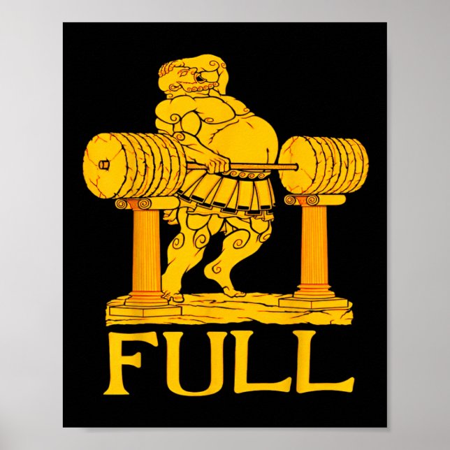 Poster Cheio Gym Arranque de Porte Arranque de Porte W (Frente)