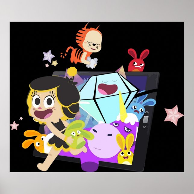 Poster Cheio Hanazuki de Tesouros (Frente)