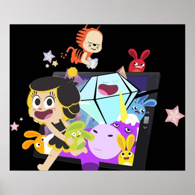 Poster Cheio Hanazuki de Tesouros (Frente)