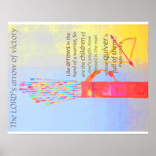 Pôster Cheio Silencioso De Setas (Frente)