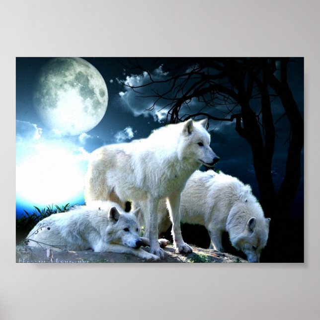 Pôster Cheio Wolf Moon (Frente)