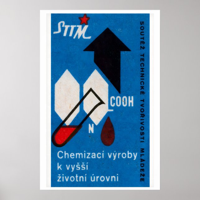 Poster Chemistry for a Better life - Matchbox Print (Frente)