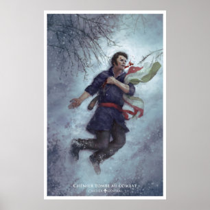 Pôster Chénier cai ao combate