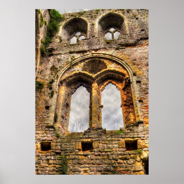 Pôster Chepstow Castle Window II, Monmouthshire, Gales (Frente)