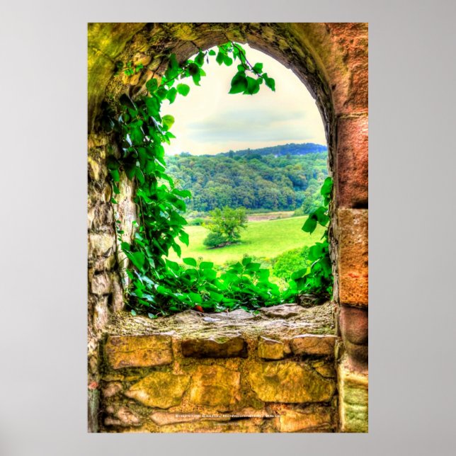 Pôster Chepstow Castle Window II, Monmouthshire, Gales (Frente)