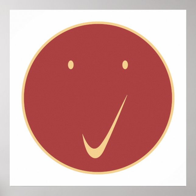 Poster Cheque cara - Tick, Cr/Red. (Frente)