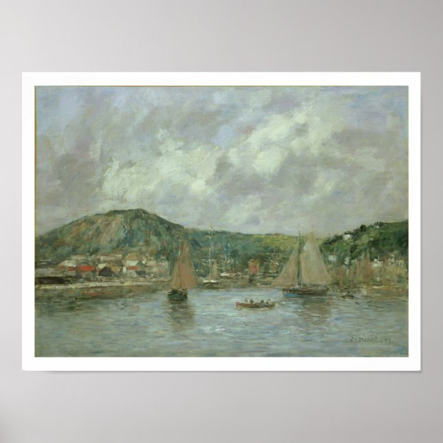 Pôster Cherbourg, 1883 (petróleo na canvas) (Frente)