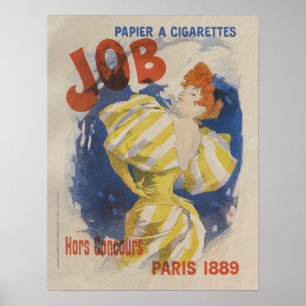 Poster Cheret Jules, Papier a Cigarettes Job, 1895