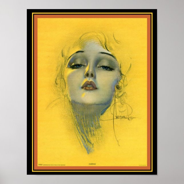 Poster "Cherie" Deco Impressão- Rolf Armstrong (1929) 11  (Frente)