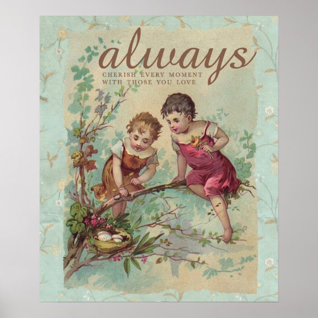 Poster Cherish a cada momento (Frente)