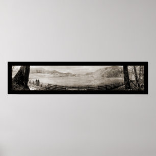 Pôster Cherokee NC Indian Reservation Photo 1909